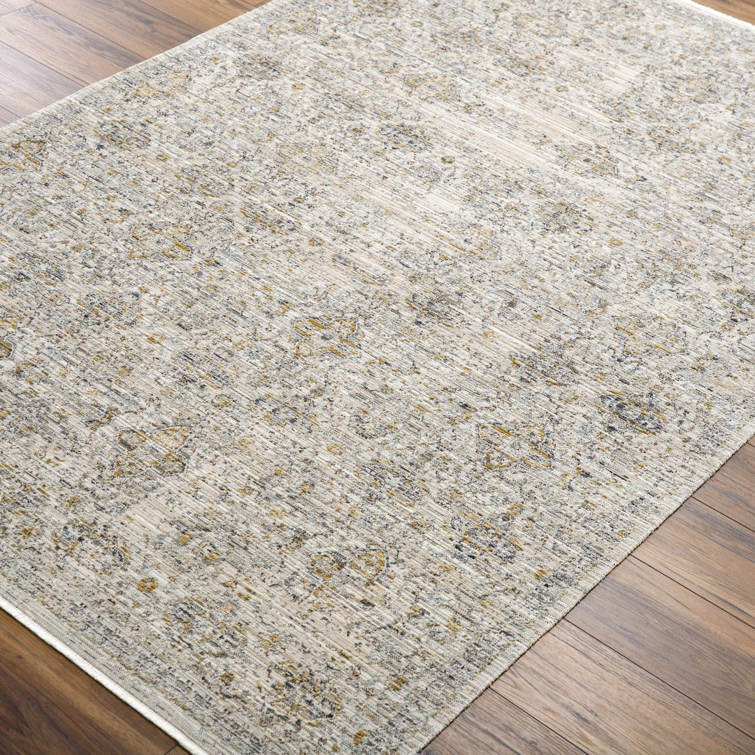 Morag Traditional Beige And Ivory Washable Area Rug - The Rug Decor