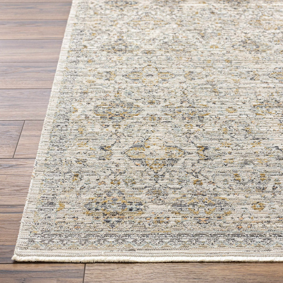 Morag Traditional Beige And Ivory Washable Area Rug - The Rug Decor