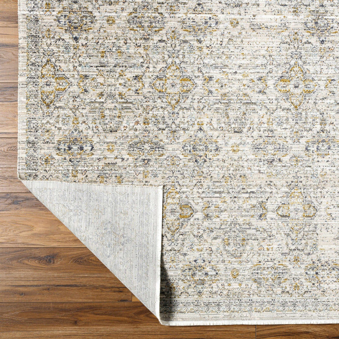 Morag Traditional Beige And Ivory Washable Area Rug - The Rug Decor