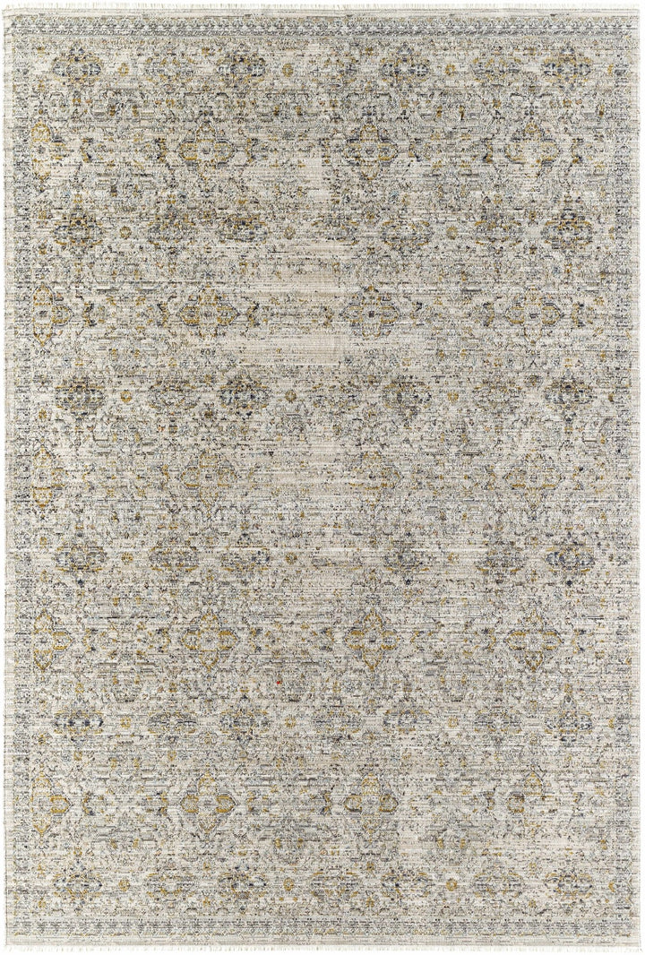 Morag Traditional Beige And Ivory Washable Area Rug - The Rug Decor