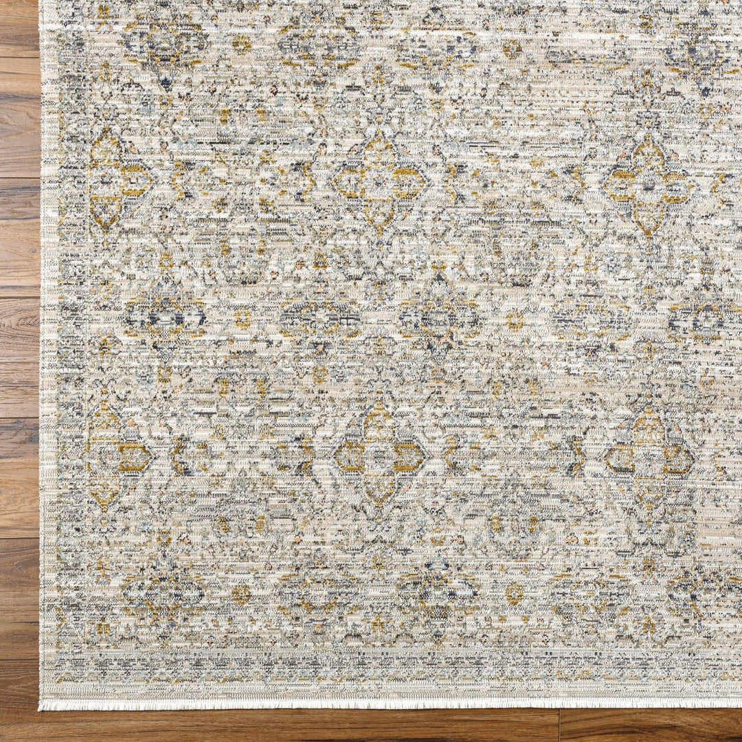 Morag Traditional Beige And Ivory Washable Area Rug - The Rug Decor