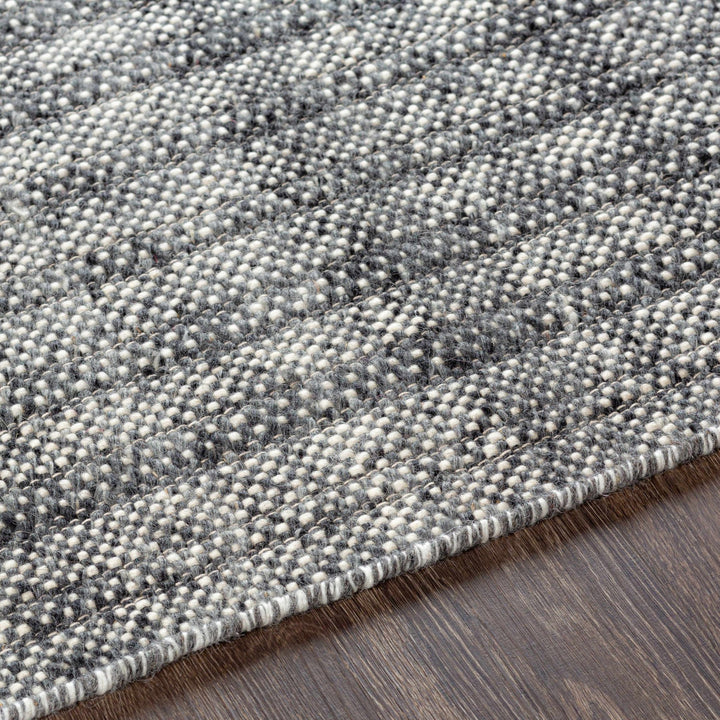 Morrisburg Gray Modern Style Hand Woven Wool Area Rug - The Rug Decor