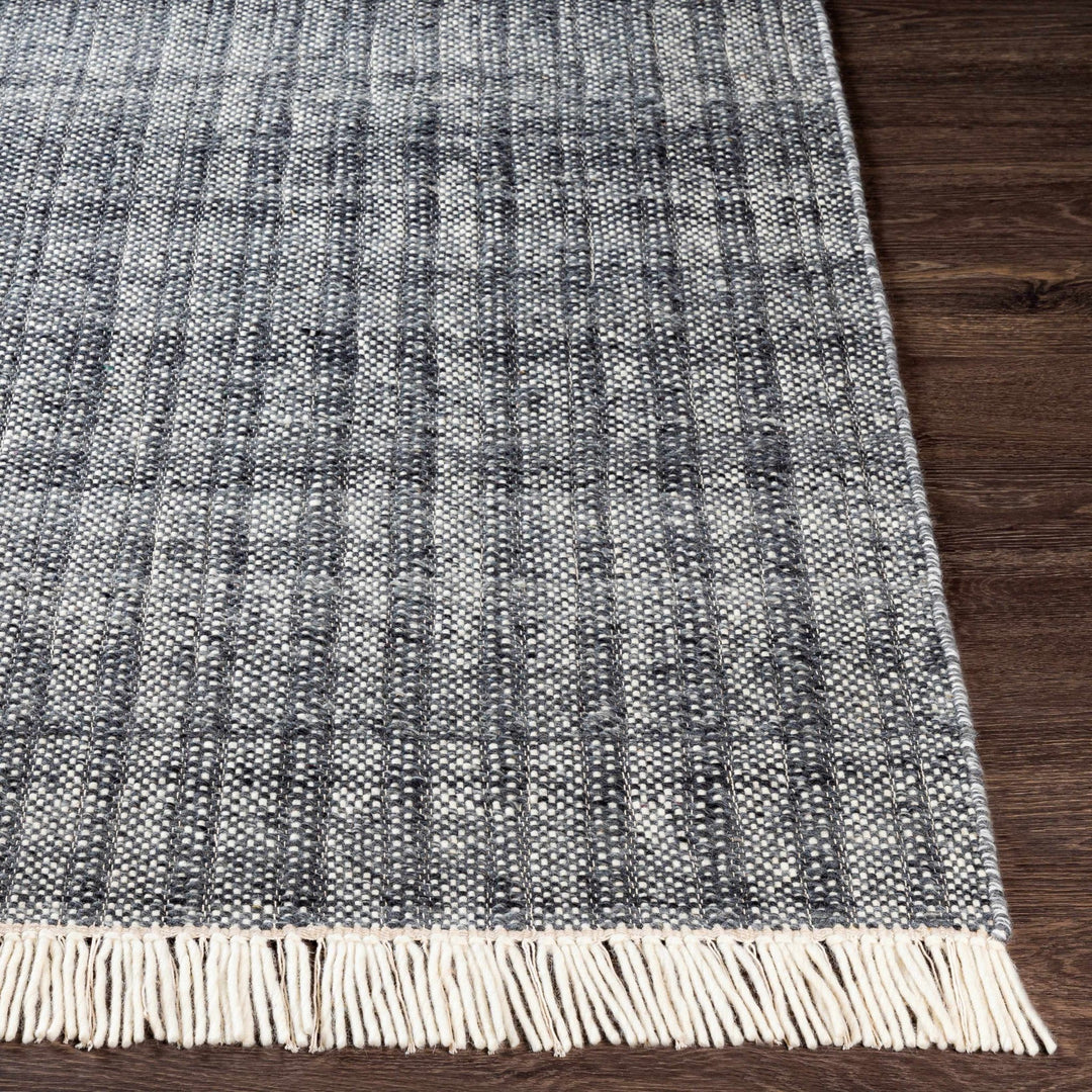 Morrisburg Gray Modern Style Hand Woven Wool Area Rug - The Rug Decor