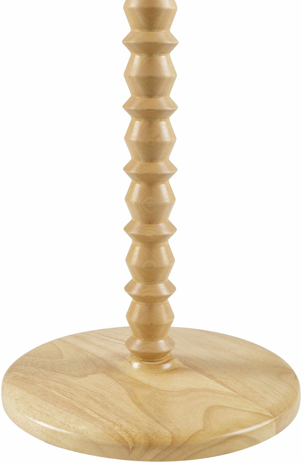 Motozintla Contemporary Beige Wood Floor Lamp - The Rug Decor