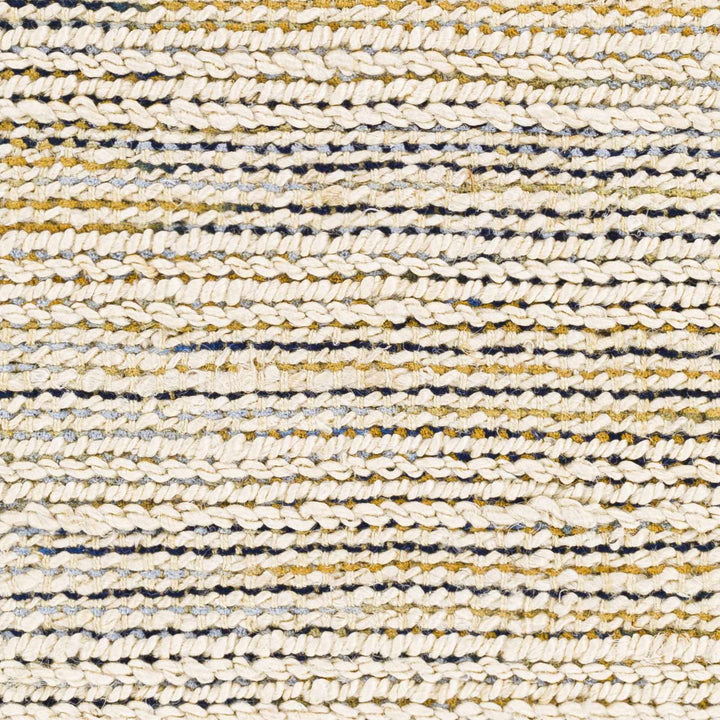 Mountmellick Modern Style Beige And Blue Hand Woven Area Rug - The Rug Decor