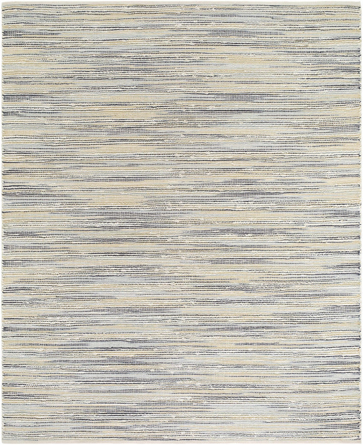 Mountmellick Modern Style Beige And Blue Hand Woven Area Rug - The Rug Decor