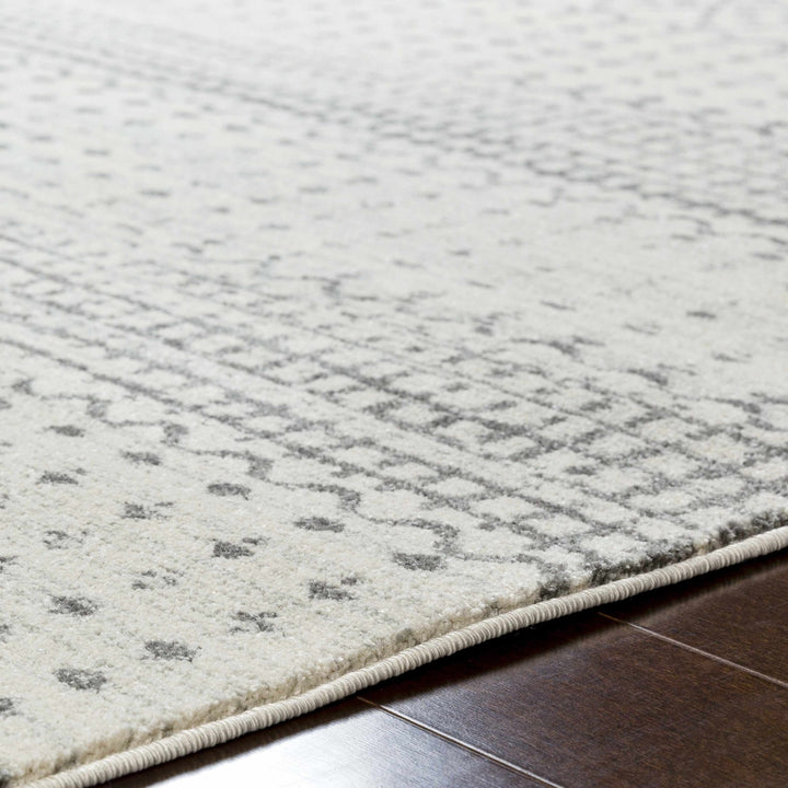 Moweaqua Modern Geometrical Design Ivory And Gray Area Rug - The Rug Decor