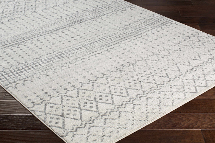Moweaqua Modern Geometrical Design Ivory And Gray Area Rug - The Rug Decor