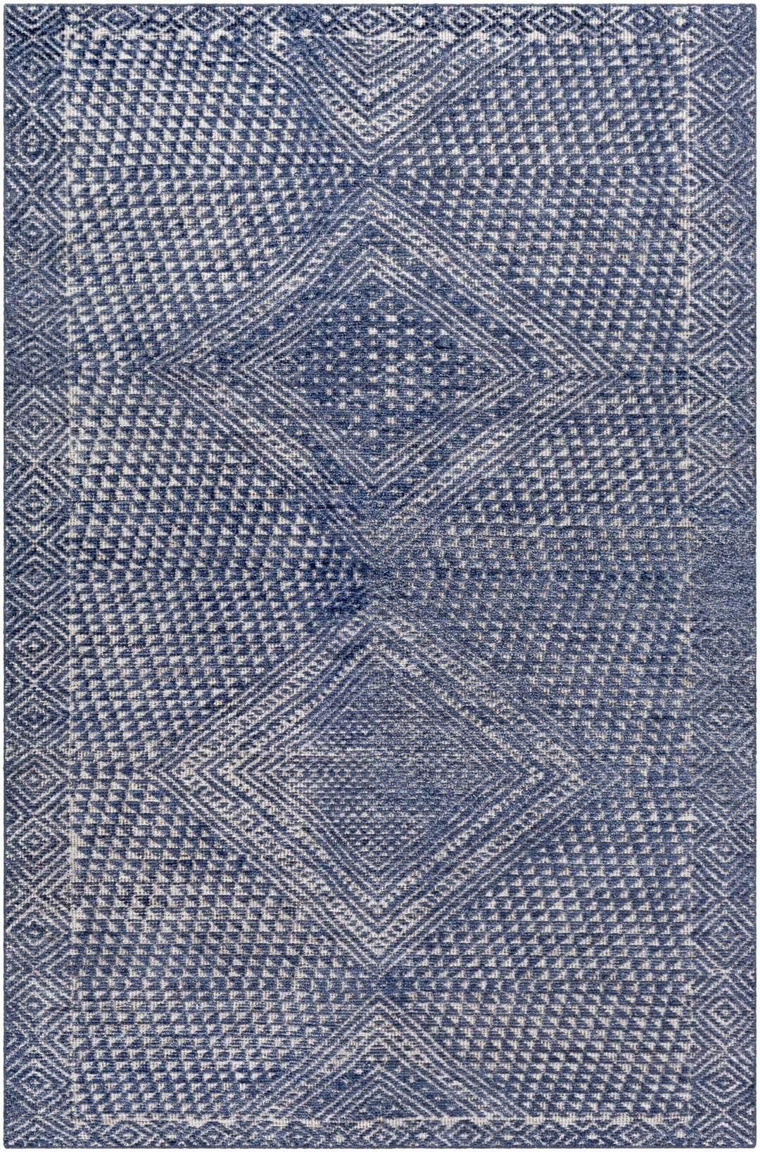 Moyne Blue Traditional Style Hand Knotted Area Rug - The Rug Decor