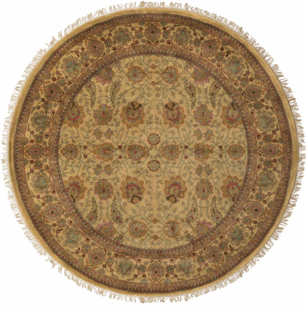 Maurice Beige Traditional Style Hand Knotted Area Rug