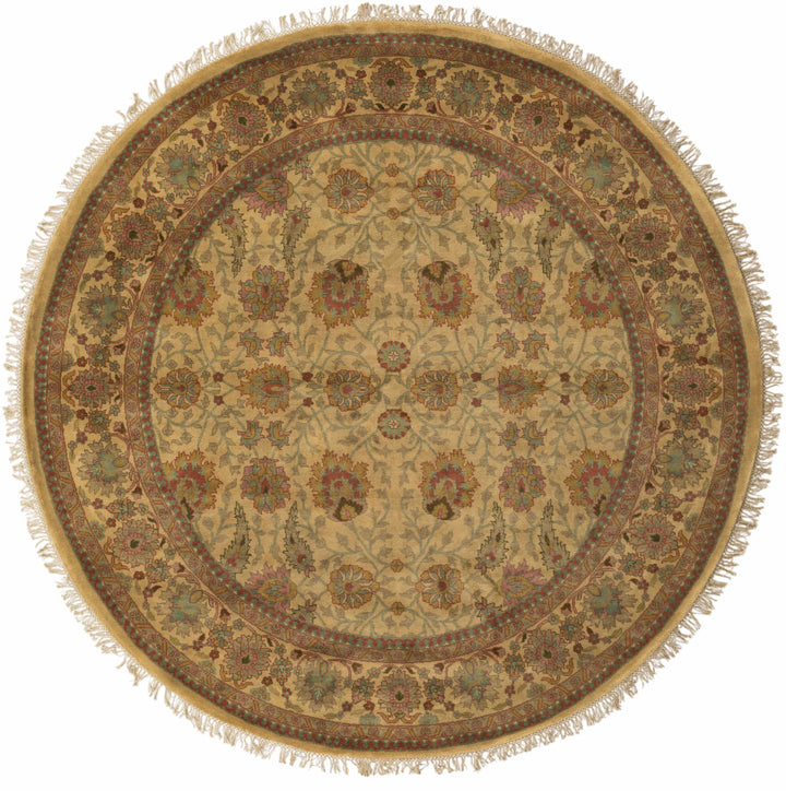 Maurice Beige Traditional Style Hand Knotted Area Rug
