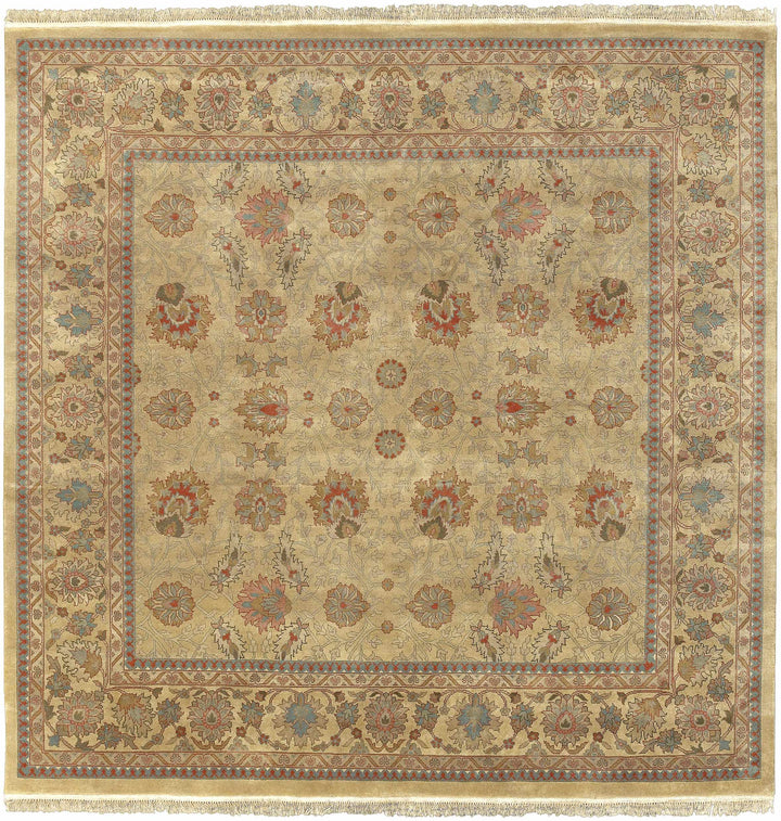 Maurice Beige Traditional Style Hand Knotted Area Rug