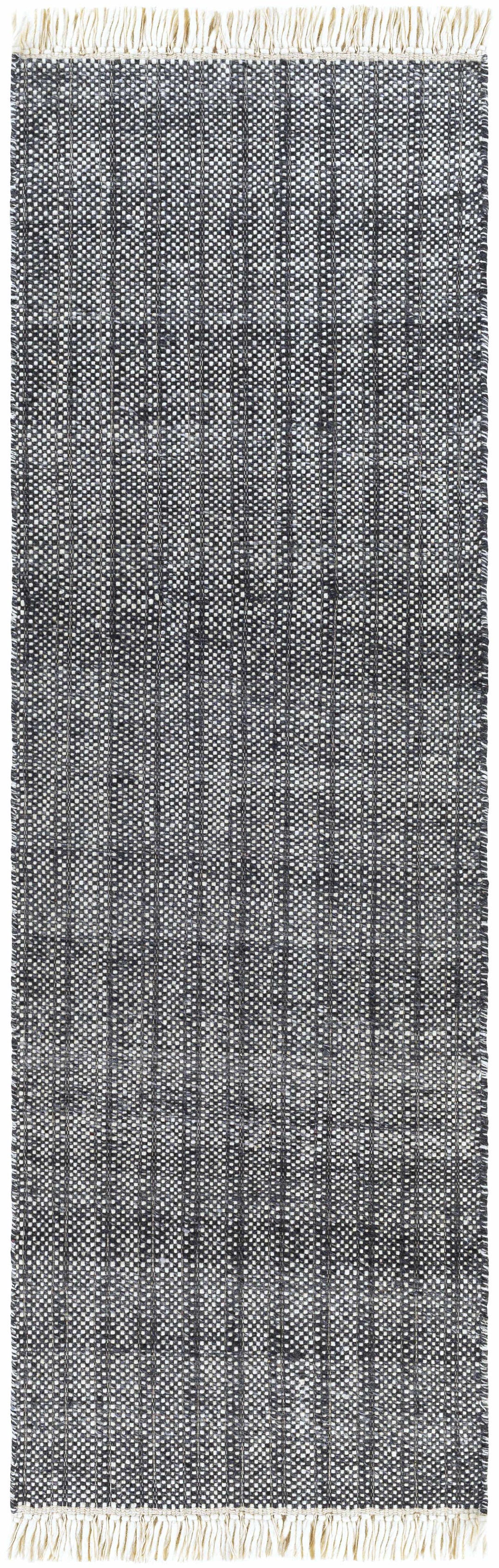 Morrisburg Gray Modern Style Hand Woven Wool Area Rug