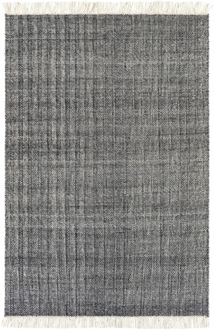 Morrisburg Gray Modern Style Hand Woven Wool Area Rug