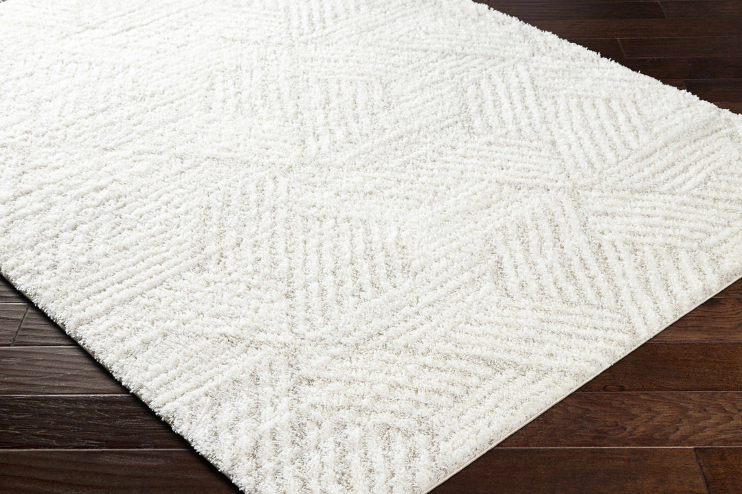 Mura Contemporary Geometrical Design Ivory Area Rug - The Rug Decor