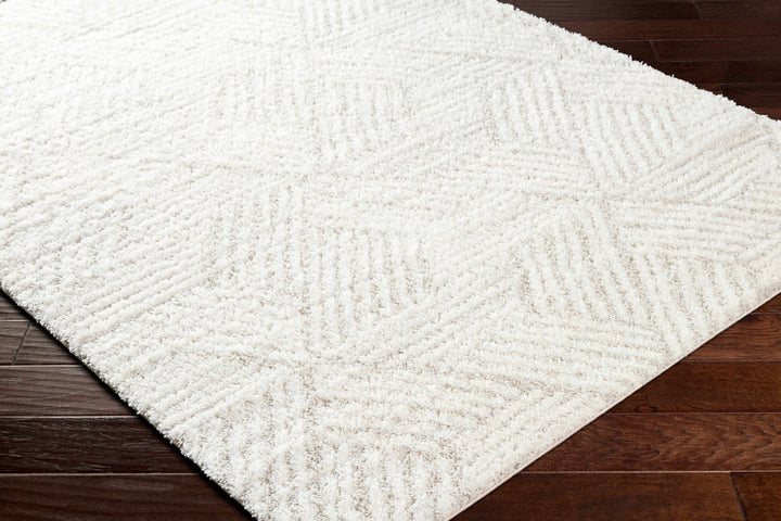 Mura Contemporary Geometrical Design Ivory Area Rug - The Rug Decor