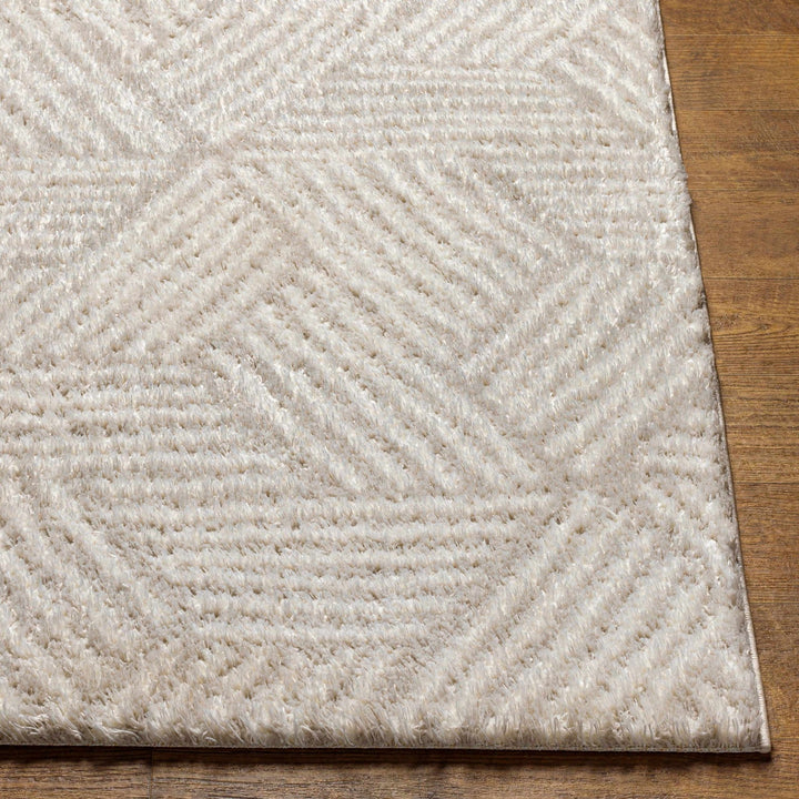 Mura Contemporary Geometrical Design Ivory Area Rug - The Rug Decor