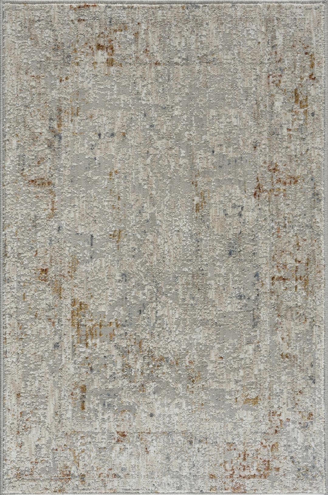 Mustard And Ivory Traditional Style Machine Woven Area Rug - The Rug Decor