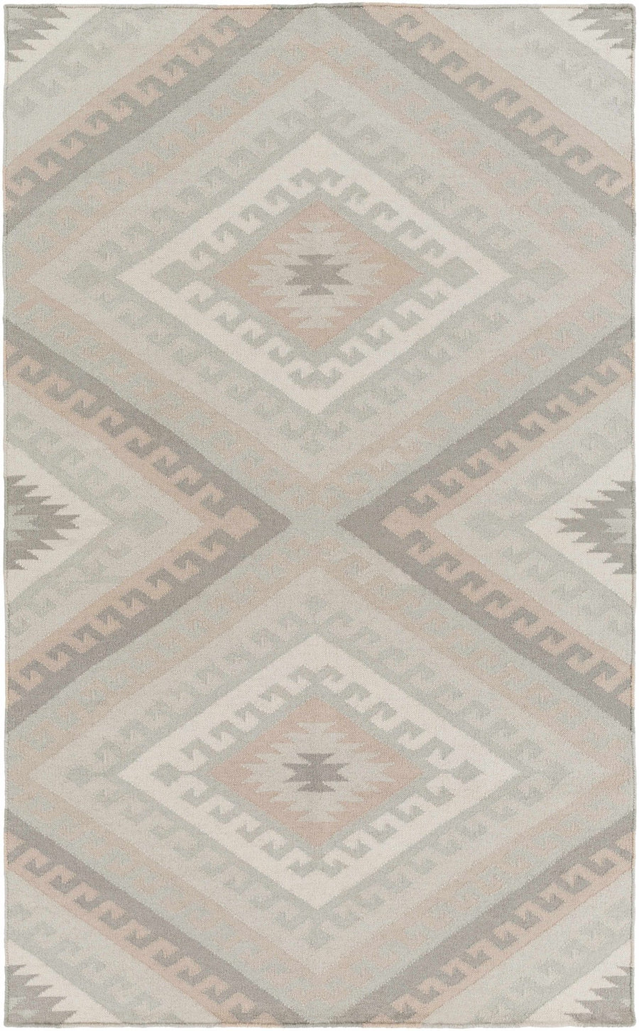 Mutual Gray Modern Style Hand Woven Wool Area Rug - The Rug Decor