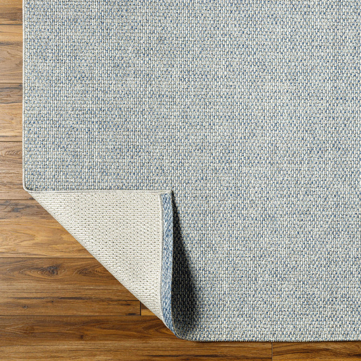 Mirit Gray And Blue Contemporary Style Area Rug