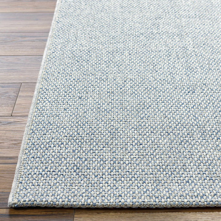 Mirit Gray And Blue Contemporary Style Area Rug