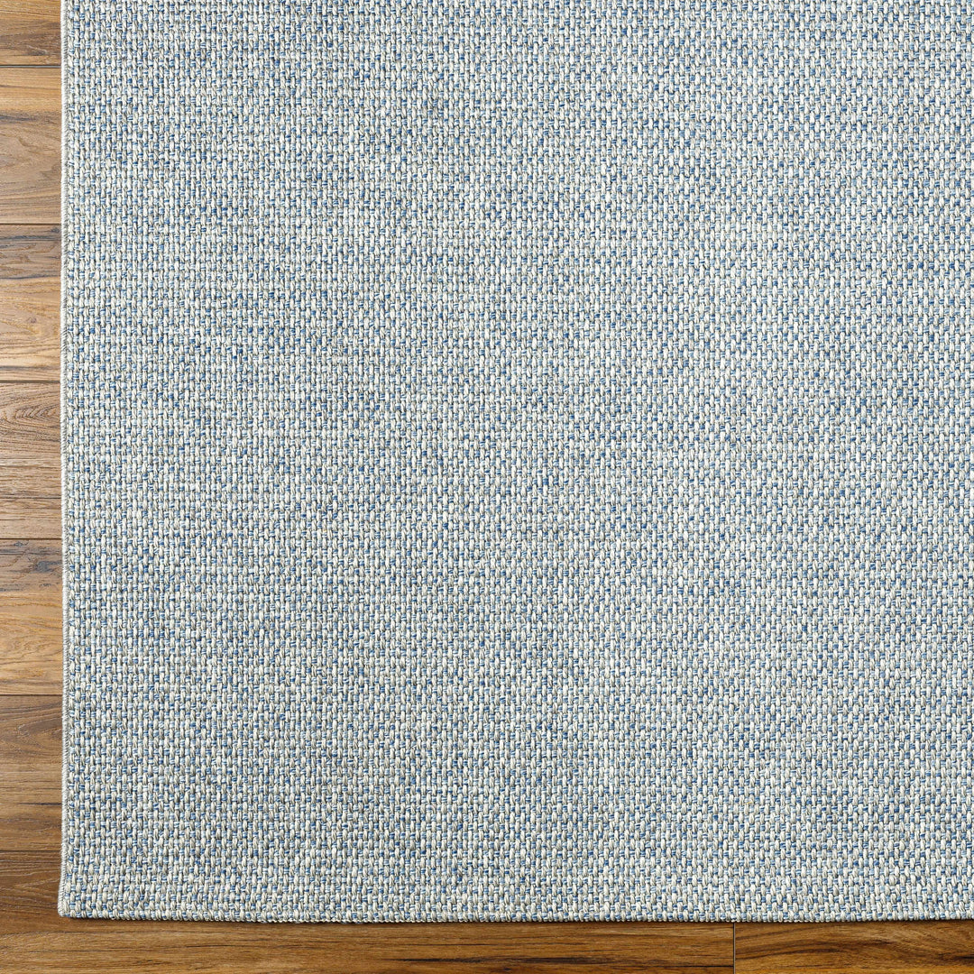 Mirit Gray And Blue Contemporary Style Area Rug