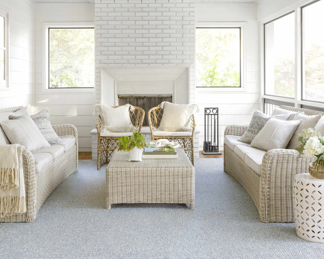 Mirit Gray And Blue Contemporary Style Area Rug