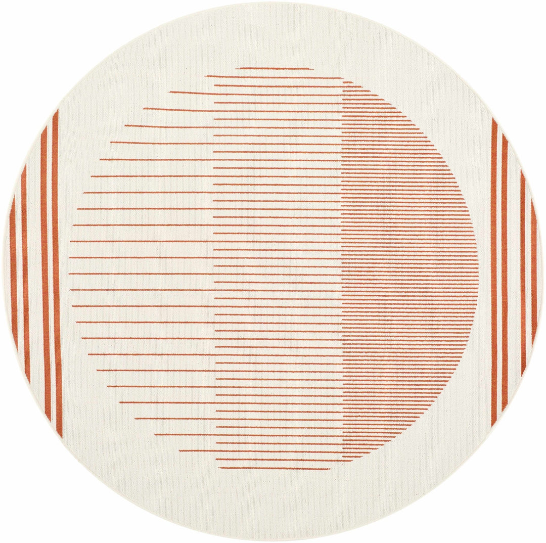 Nabil Contemporary Geometrical Ivory Area Rug - The Rug Decor