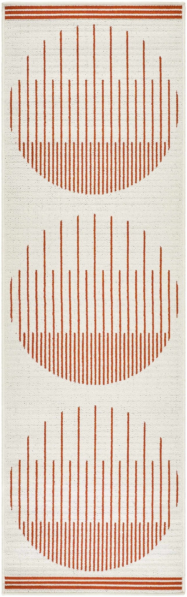 Nabil Contemporary Geometrical Ivory Area Rug - The Rug Decor