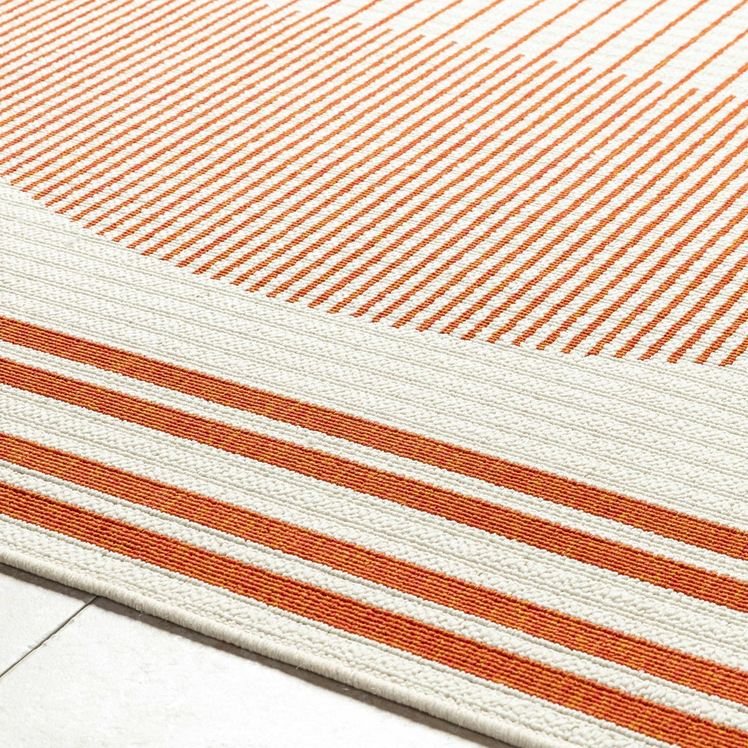 Nabil Contemporary Geometrical Ivory Area Rug - The Rug Decor