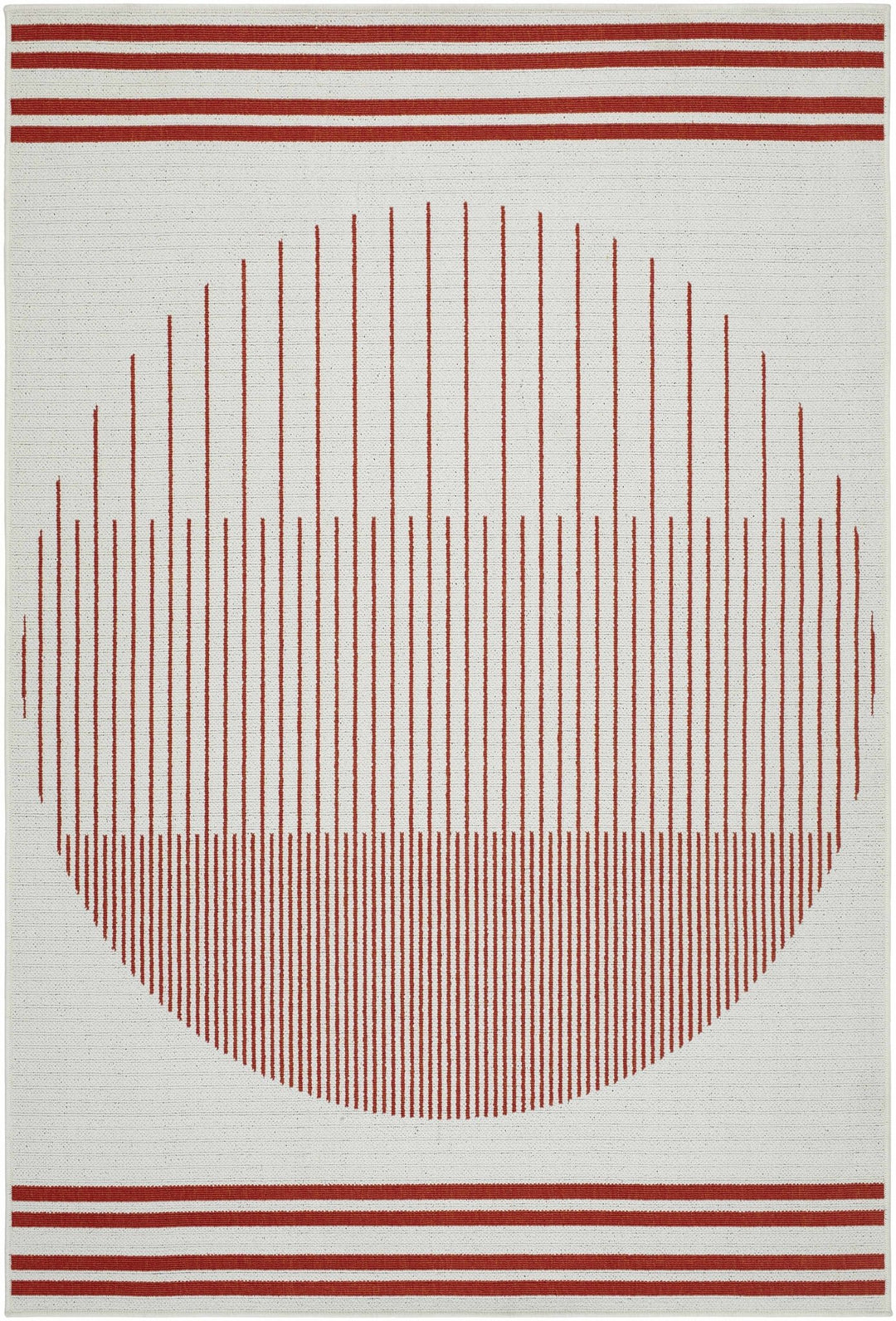Nabil Contemporary Geometrical Ivory Area Rug - The Rug Decor