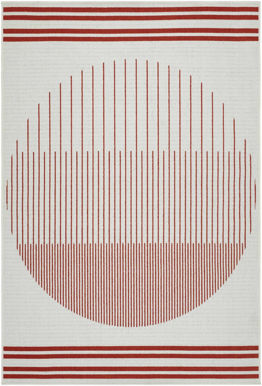 Nabil Contemporary Geometrical Ivory Area Rug - The Rug Decor