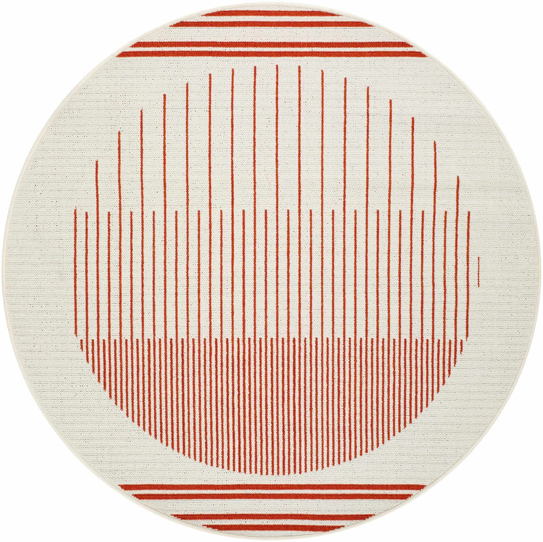 Nabil Contemporary Geometrical Ivory Area Rug - The Rug Decor