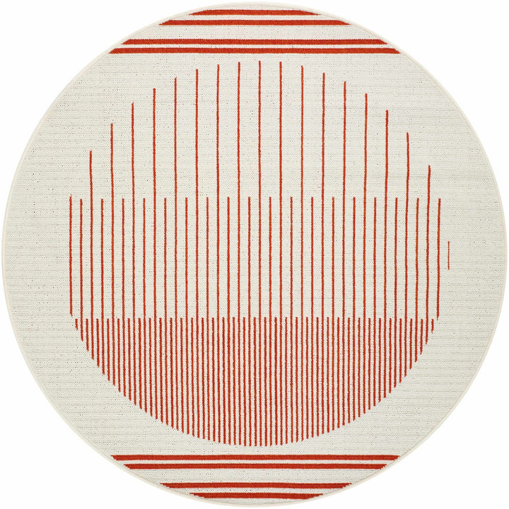 Nabil Contemporary Geometrical Ivory Area Rug - The Rug Decor