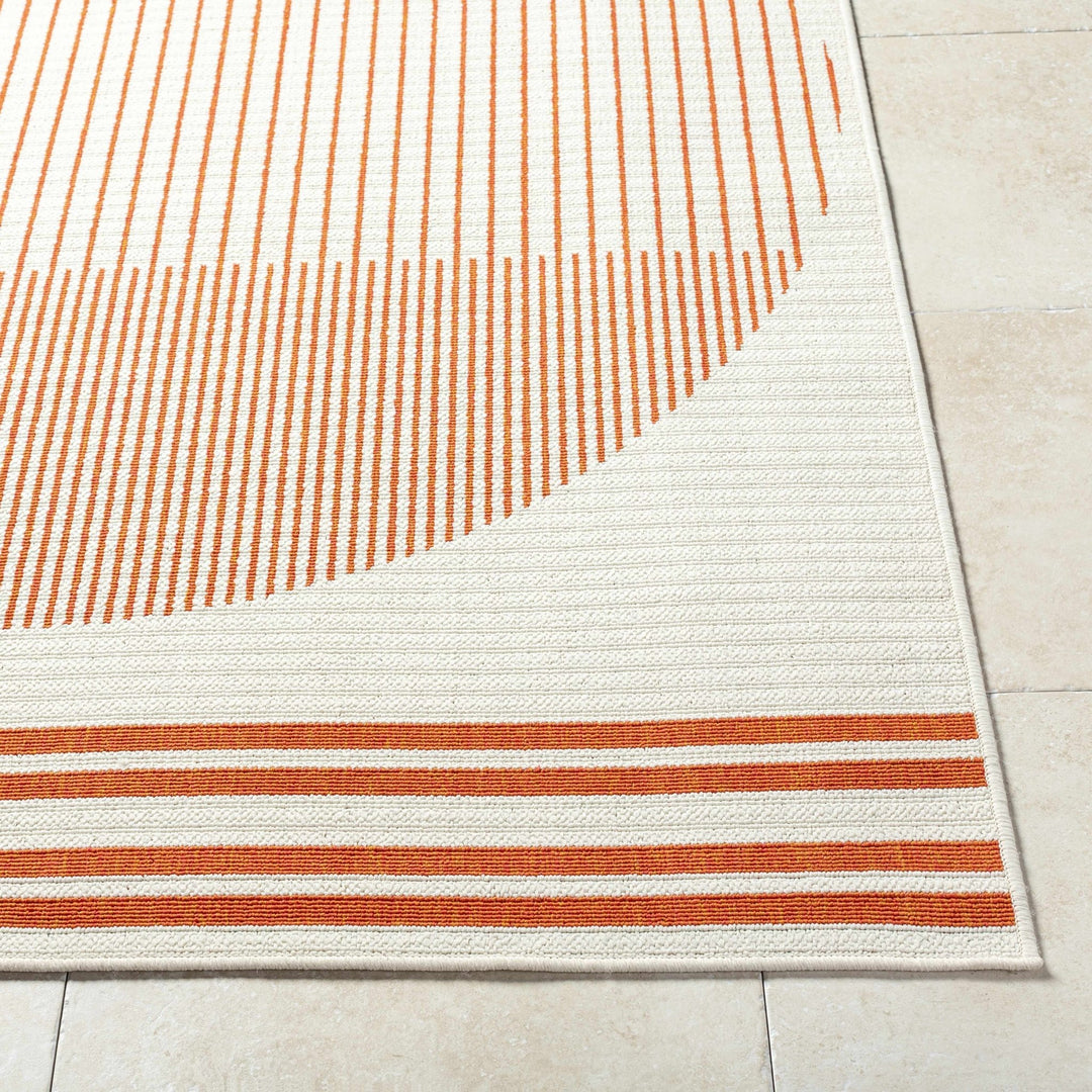 Nabil Contemporary Geometrical Ivory Area Rug - The Rug Decor