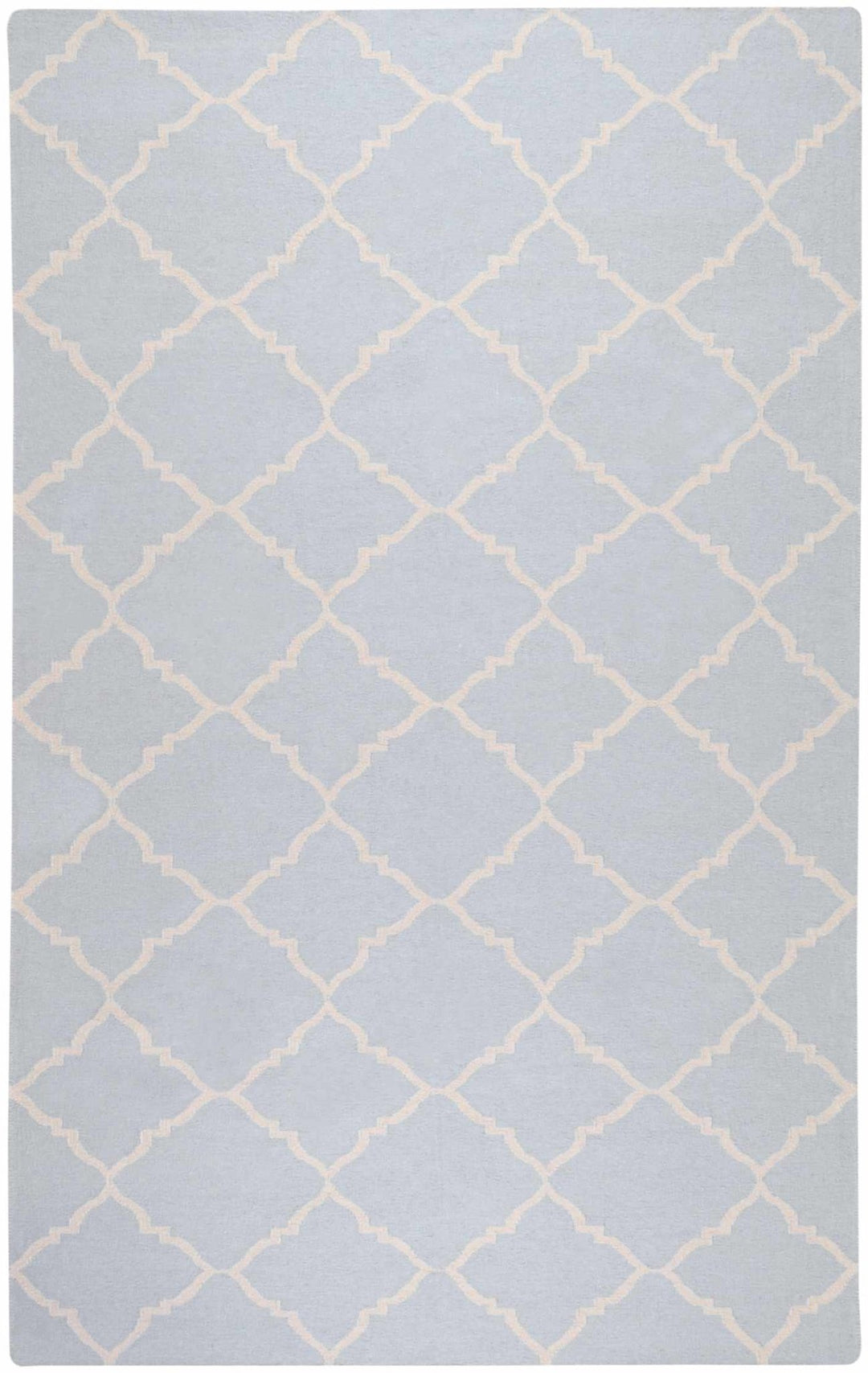 Nadeau Contemporary Geometrical Pale Blue Area Rug - The Rug Decor