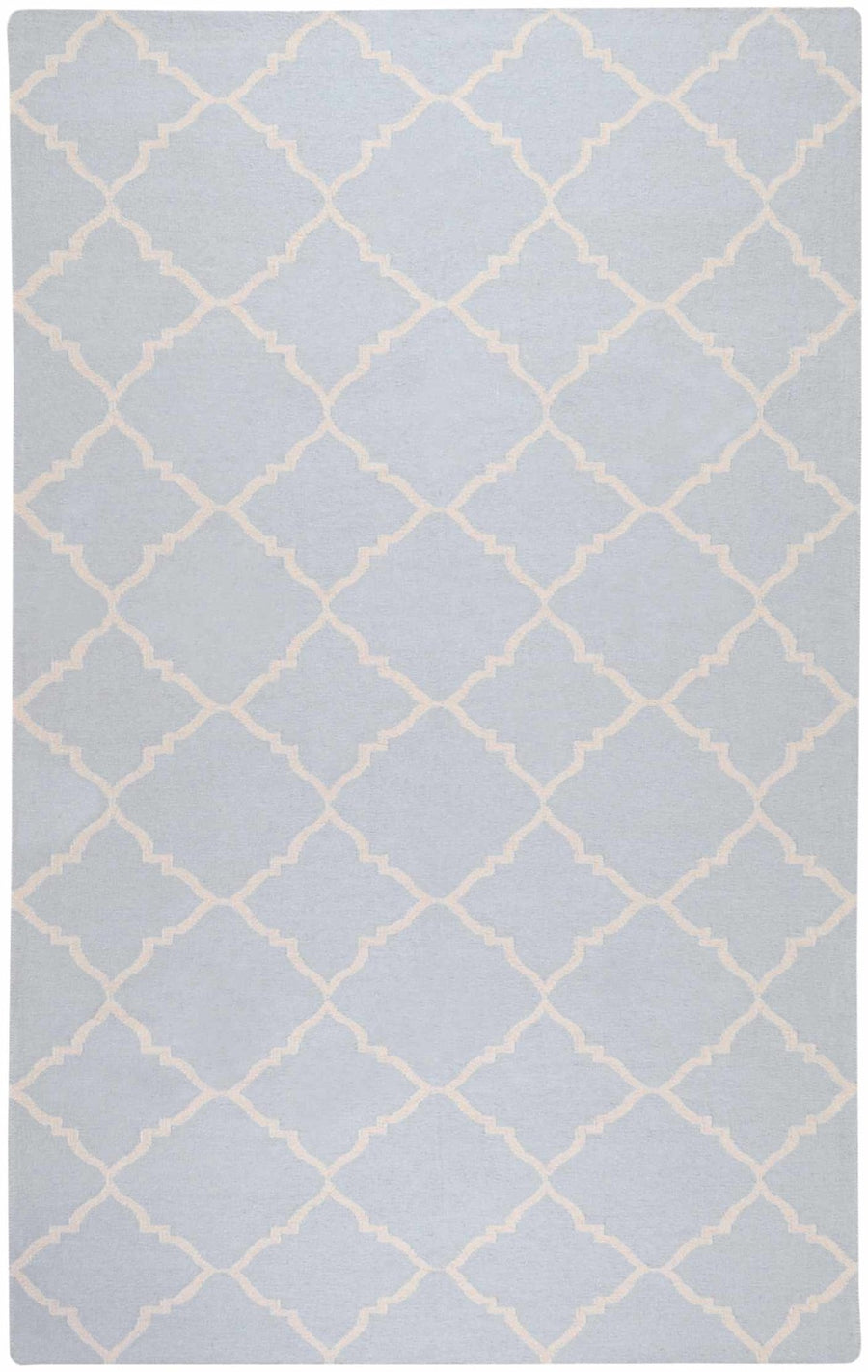 Nadeau Contemporary Geometrical Pale Blue Area Rug - The Rug Decor