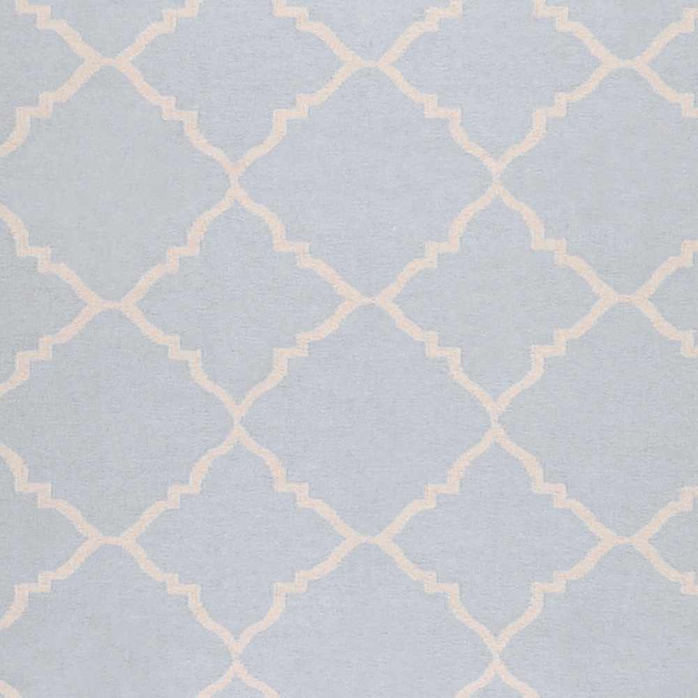 Nadeau Contemporary Geometrical Pale Blue Area Rug - The Rug Decor