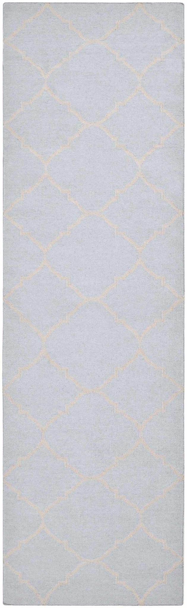 Nadeau Contemporary Geometrical Pale Blue Area Rug - The Rug Decor