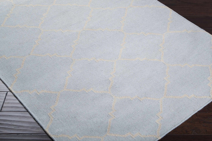 Nadeau Contemporary Geometrical Pale Blue Area Rug - The Rug Decor