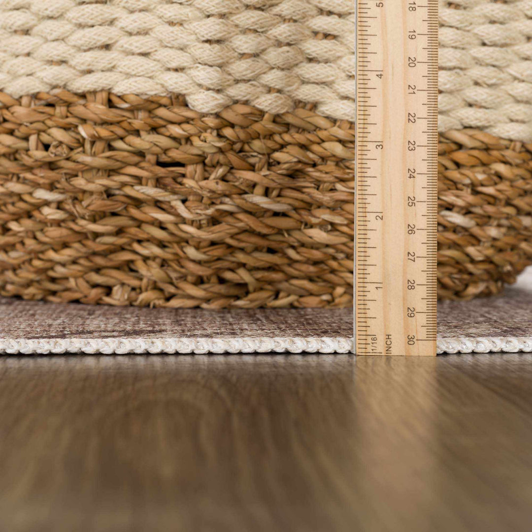 Nadie Traditional Style Beige and Brown Area Rug - The Rug Decor