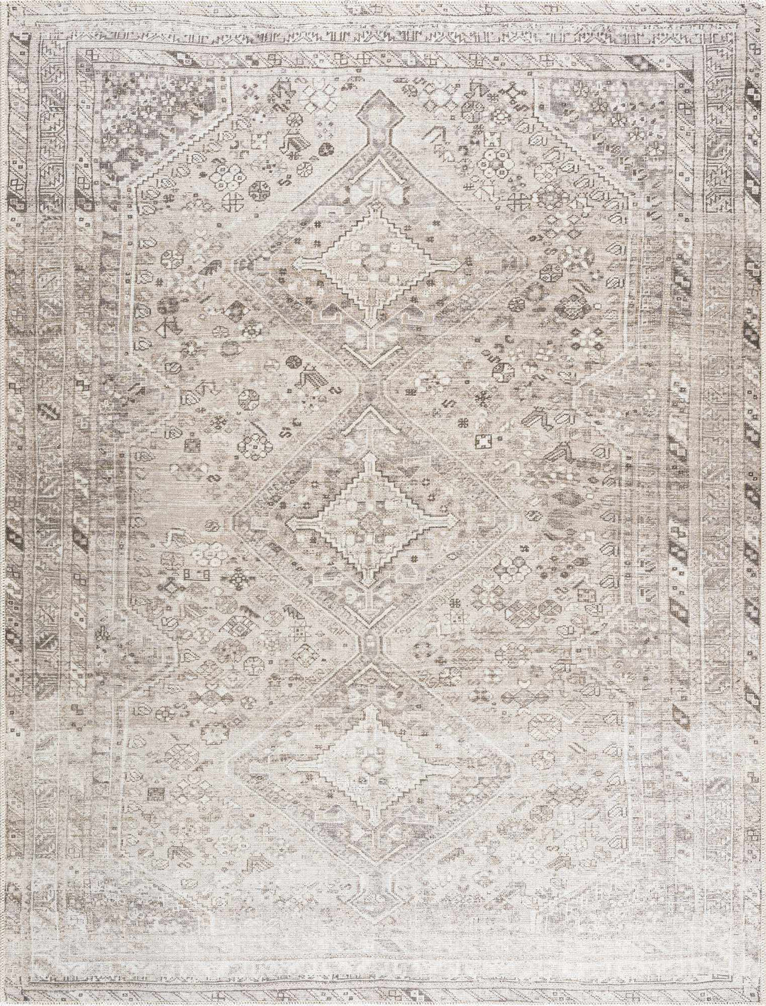 Nadie Traditional Style Beige and Brown Area Rug - The Rug Decor