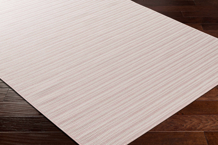 Nalo Pink Contemporary Style Area Rug