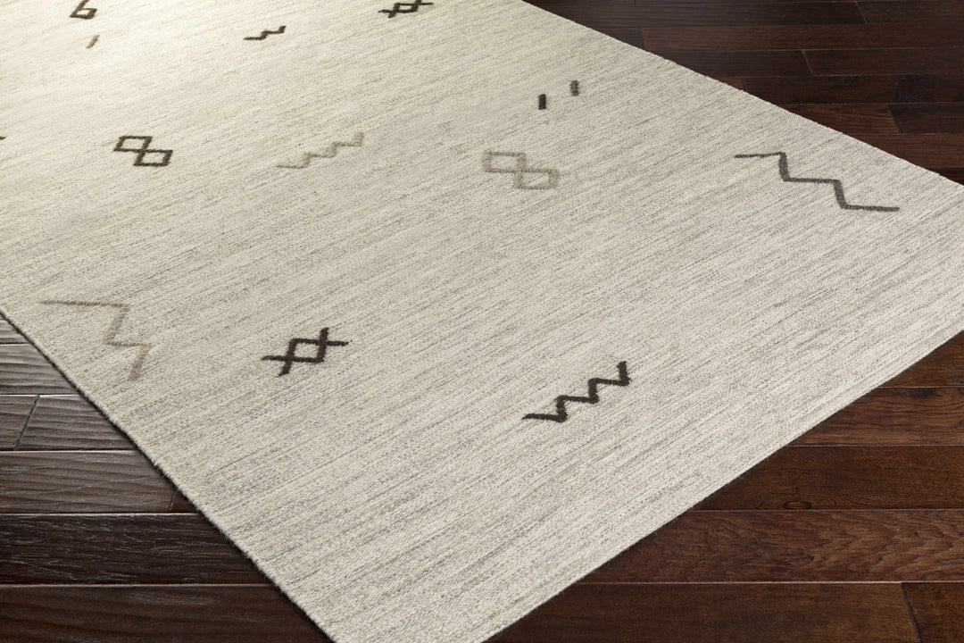 Napaskiak Modern Style Ivory Hand Woven Area Rug