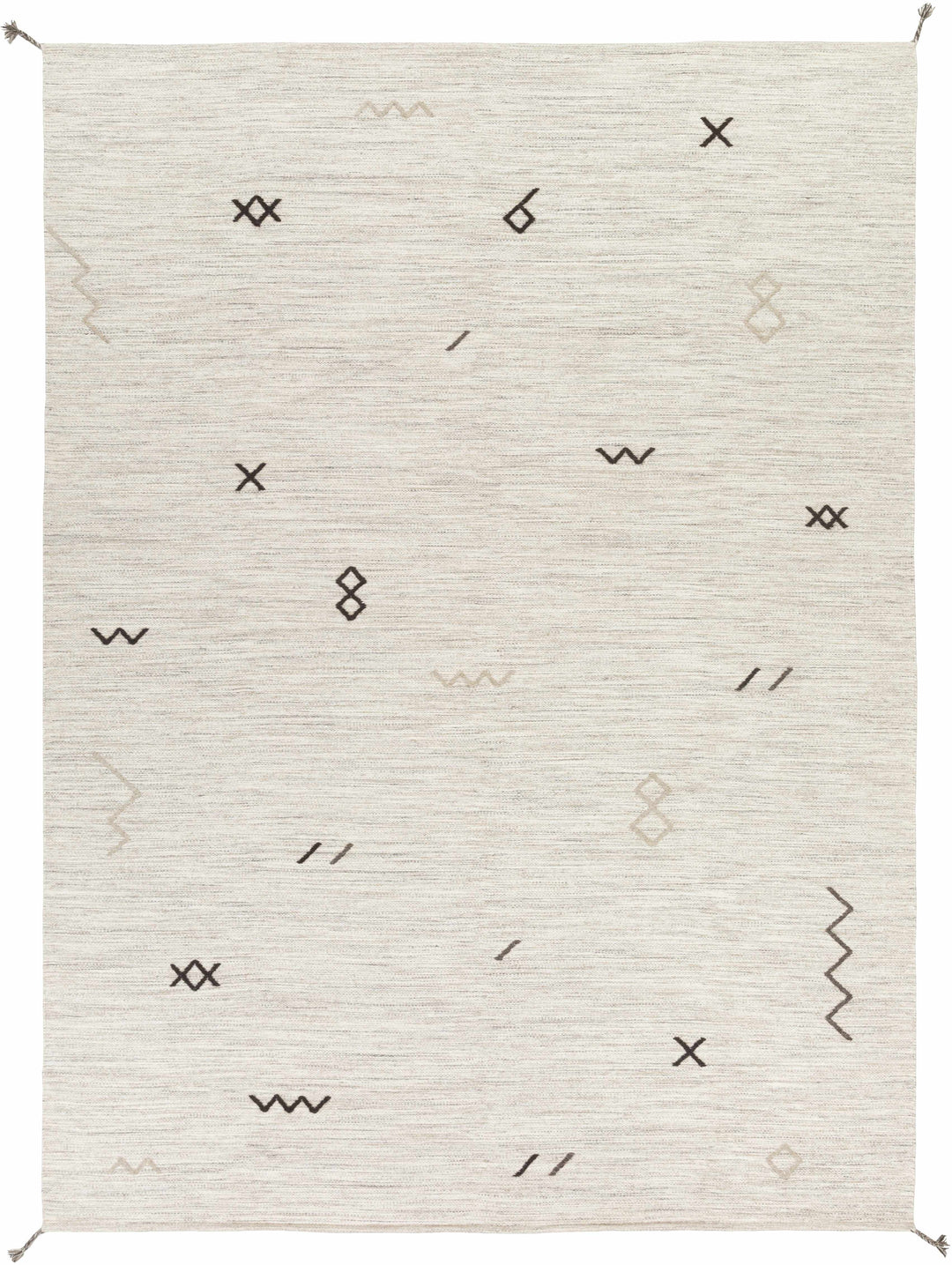 Napaskiak Modern Style Ivory Hand Woven Area Rug