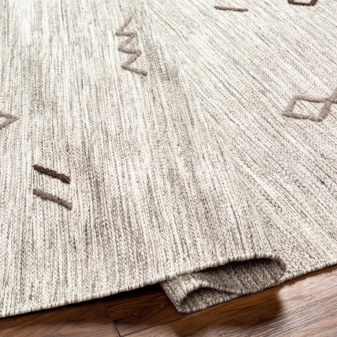 Napaskiak Modern Style Ivory Hand Woven Area Rug