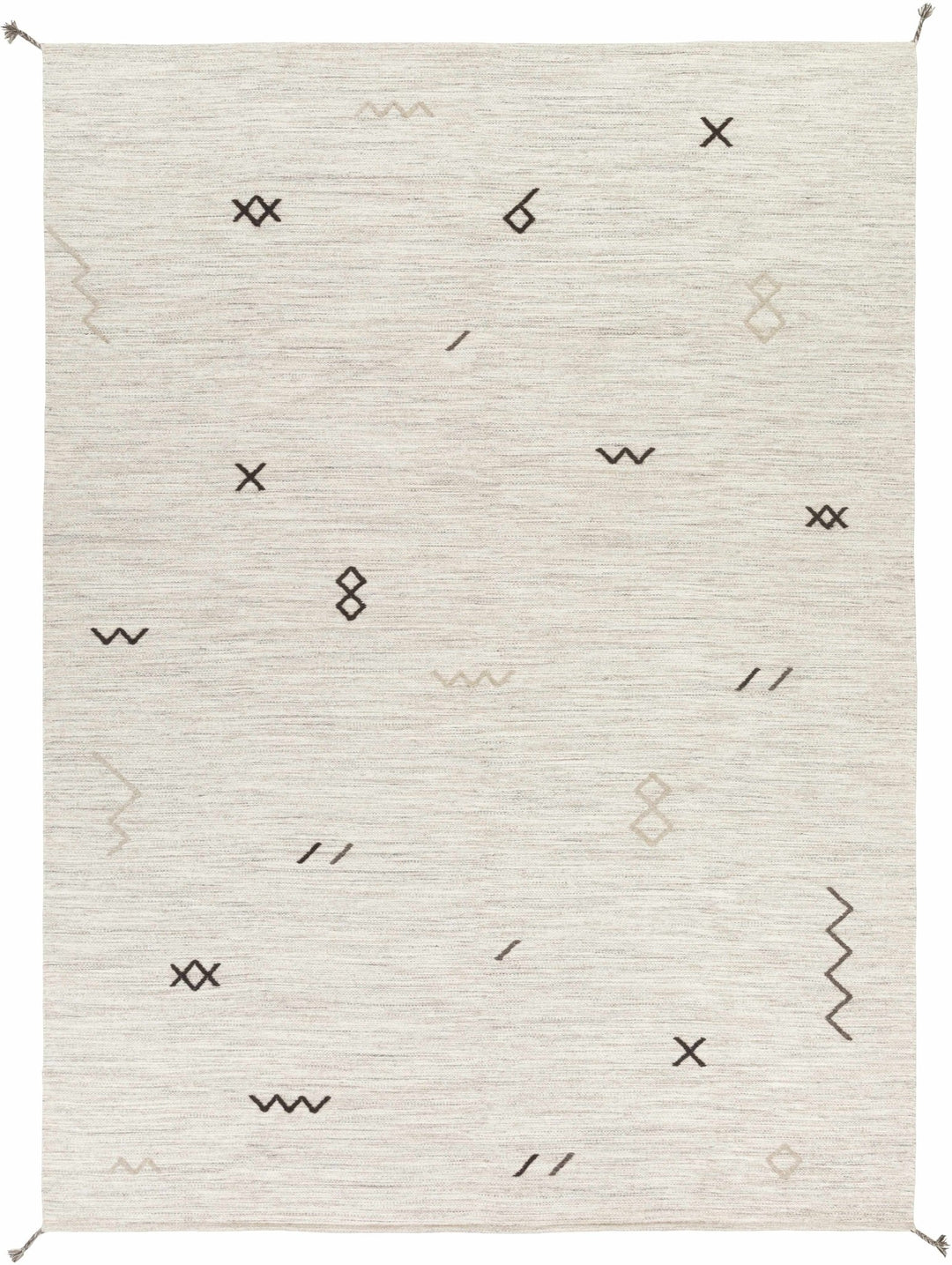 Napaskiak Modern Style Ivory Hand Woven Area Rug - The Rug Decor