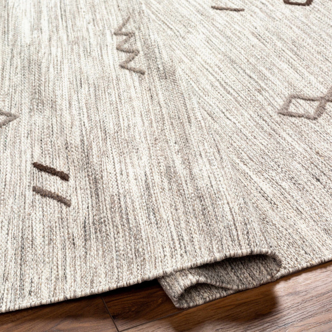 Napaskiak Modern Style Ivory Hand Woven Area Rug - The Rug Decor