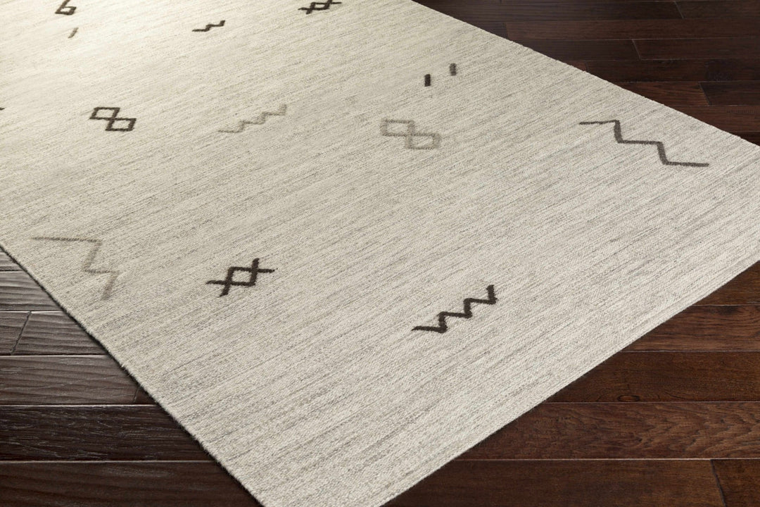 Napaskiak Modern Style Ivory Hand Woven Area Rug - The Rug Decor