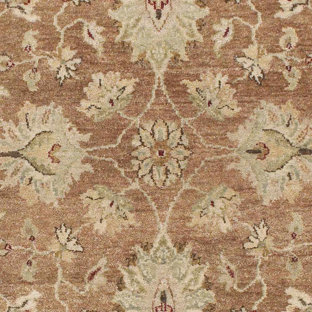 Napolville Traditional Oushak Brown And Beige Wool Rug - The Rug Decor